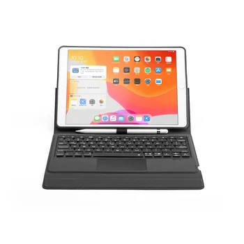 Portable Leather Bluetooth Keyboard Case for Apple iPad Pro 10.2 inch 2019 Tablet Cover with Touchpad Keyboard LED Backlight
Portable Leather Bluetooth Keyboard Case for Apple iPad Pro 10.2 inch 2019 Tablet Cover with Touchpad Keyboard LED Backlight