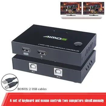 Drop Shipping 2 Ports USB Switch Selector KM Switch Computer Peripheral for PC Monitor Projector Keyboard Mouse
Drop Shipping 2 Ports USB Switch Selector KM Switch Computer Peripheral for PC Monitor Projector Keyboard Mouse