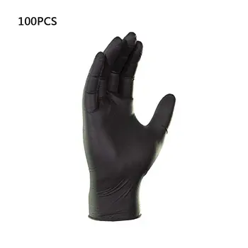 100 pcs Disposable work Gloves Black Anti-Acid And Alkali Anti-Static Protective Tattoo Nitrile Rubber Professional 
100 pcs Disposable work Gloves Black Anti-Acid And Alkali Anti-Static Protective Tattoo Nitrile Rubber Professional