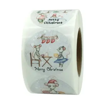 500pcs/roll Round 6 Designs Merry Christmas Sticker Seal Label for Stamp Envelopes Cards Invitations Gift Packages Scrapbooking
500pcs/roll Round 6 Designs Merry Christmas Sticker Seal Label for Stamp Envelopes Cards Invitations Gift Packages Scrapbooking