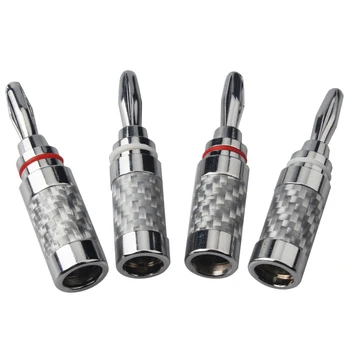 Carbon Fiber Brass Rhodium Plated Male Terminal Hifi Audio CD DVD player AMPe Speaker Cable Banana Plug connector
Carbon Fiber Brass Rhodium Plated Male Terminal Hifi Audio CD DVD player AMPe Speaker Cable Banana Plug connector