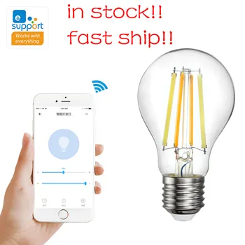 JOSHNESE 220V WiFi Smart Filament Bulb EWeLink APP Remote Control Dual-color E27 7.5W Bulb Google Home Assistant Amazon Alexa
JOSHNESE 220V WiFi Smart Filament Bulb EWeLink APP Remote Control Dual-color E27 7.5W Bulb Google Home Assistant Amazon Alexa