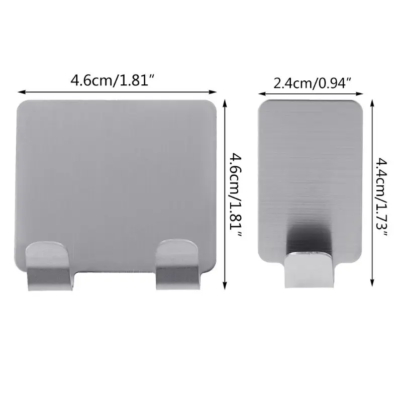 Stainless Steel Adhesive Hook Storage Plug Wall Door Sticking Hanger Home Supply Y1QB
Stainless Steel Adhesive Hook Storage Plug Wall Door Sticking Hanger Home Supply Y1QB