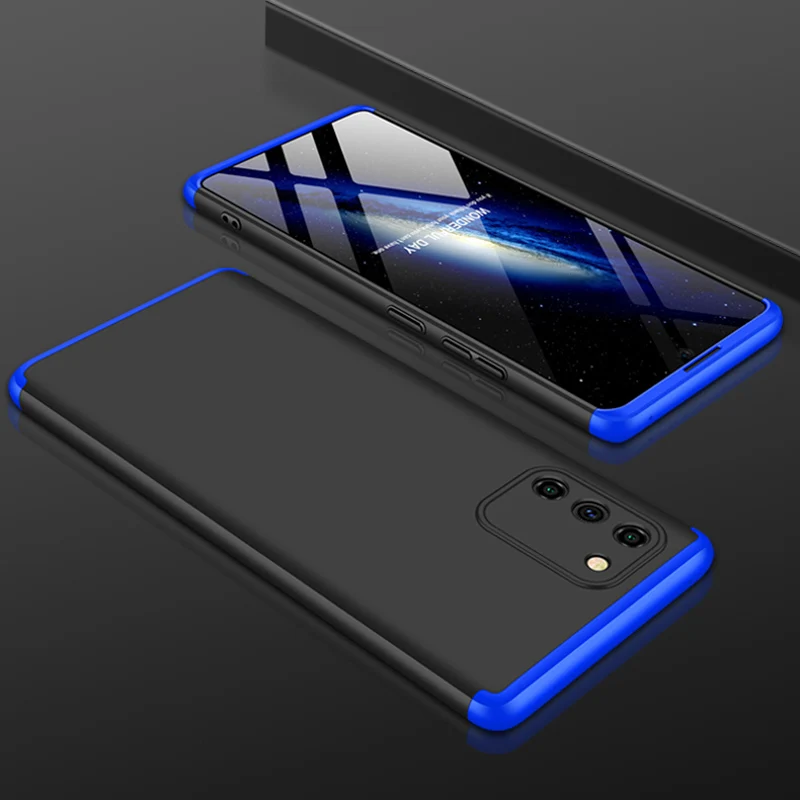 360 полный защитный чехол для Samsung S10 Lite S20 Ultra S7 S6 Edge S9 S8 Plus Жесткий Чехол задней