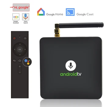 Quad-core Google Voice Smart Android TV Box Google Home Chromecast 4K Youtube Bluetooth H.265 Voice Remote Control Set Top Box
Quad-core Google Voice Smart Android TV Box Google Home Chromecast 4K Youtube Bluetooth H.265 Voice Remote Control Set Top Box