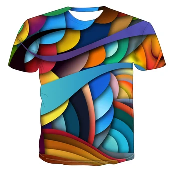 2020 Summer fashion T-shirt Men/women Streetwear O-Neck Short Sleeve Tees Funny Colorful geometry Male Clothes Casual 3D Print11
2020 Summer fashion T-shirt Men/women Streetwear O-Neck Short Sleeve Tees Funny Colorful geometry Male Clothes Casual 3D Print11