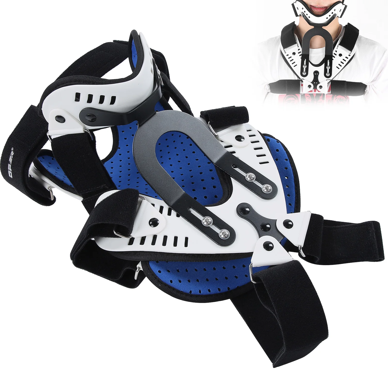 1set Adjustable Neck Brace Care Tool Cervical Spine Tractor Corrective Neck Brace Support Fixator Traction Device
1set Adjustable Neck Brace Care Tool Cervical Spine Tractor Corrective Neck Brace Support Fixator Traction Device