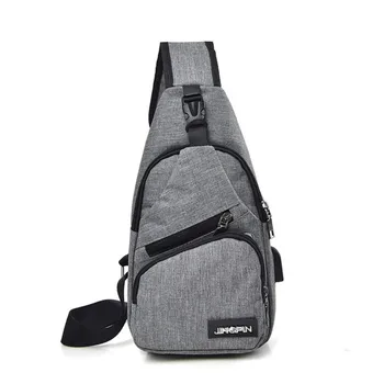 Men's canvas chest bag casual sling Messenger bag portable travel purse shoulder bag 
Men's canvas chest bag casual sling Messenger bag portable travel purse shoulder bag