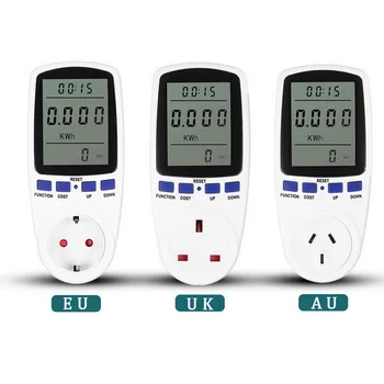 EU/UK/AU Plug AC Meter Wattmeter Digital Voltage Consumption Watt Power Meter Electricity Monitor
EU/UK/AU Plug AC Meter Wattmeter Digital Voltage Consumption Watt Power Meter Electricity Monitor