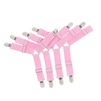 4 PCS Bed Sheet Fasteners Adjustable Triangle Heavy Duty Elastic Sheet Band Straps Suspenders Corner Gripper Holder Clip
4 PCS Bed Sheet Fasteners Adjustable Triangle Heavy Duty Elastic Sheet Band Straps Suspenders Corner Gripper Holder Clip