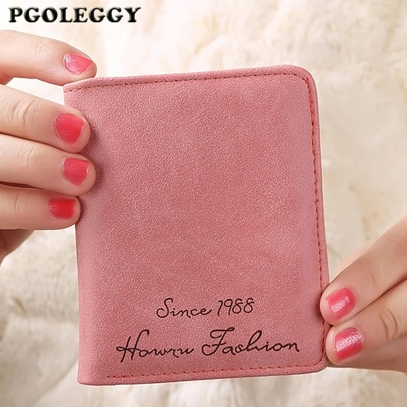 PGOLEGGY Fashion Small Women Wallets Scrub PU Leather Hasp Ladies Short Coin Purse Designer Cute Wallet Carteira Feminina 
PGOLEGGY Fashion Small Women Wallets Scrub PU Leather Hasp Ladies Short Coin Purse Designer Cute Wallet Carteira Feminina