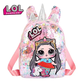 2020 New LOL Surprise Doll Bag Sequin Unicorn Cute Backpack Student School Bag Party Decoration Party Favor
2020 New LOL Surprise Doll Bag Sequin Unicorn Cute Backpack Student School Bag Party Decoration Party Favor