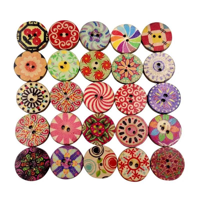 100/225pcs Round Wooden Buttons For Clothes Painted Boxed Decorative Handmade Buttons For Sewing Scrapbooking DIY
100/225pcs Round Wooden Buttons For Clothes Painted Boxed Decorative Handmade Buttons For Sewing Scrapbooking DIY