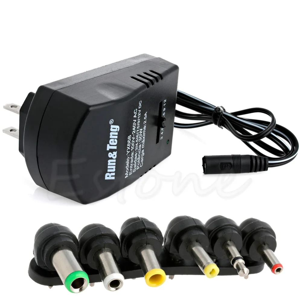 2019 HOT AC DC Universal Adapter Converter 3 4.5 6 7.5 9 12V US Power Charger 2.5A 30W |