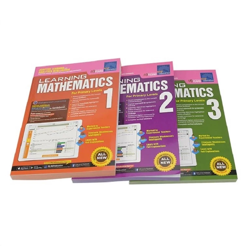 3 Books /Set SAP Learning Mathematics Book Grade 1-3 Children Learn Math Books Singapore Primary School Mathematics Textbook
3 Books /Set SAP Learning Mathematics Book Grade 1-3 Children Learn Math Books Singapore Primary School Mathematics Textbook