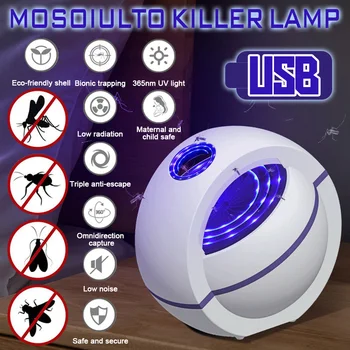 USB Electric Mosquito Killer Lamp Ultrasonic UV LED Pest Repeller Mosquito Repellent Bug Zapper Insect Trap Radiationless Indoor
USB Electric Mosquito Killer Lamp Ultrasonic UV LED Pest Repeller Mosquito Repellent Bug Zapper Insect Trap Radiationless Indoor