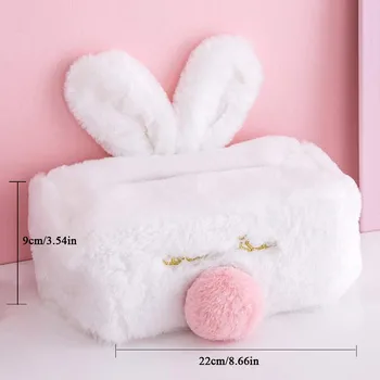 1pcs Cute Durable Rabbit Shape Room Plush Car Square Bathroom Tissue Box Paper Holder Case Cover Napkin
1pcs Cute Durable Rabbit Shape Room Plush Car Square Bathroom Tissue Box Paper Holder Case Cover Napkin