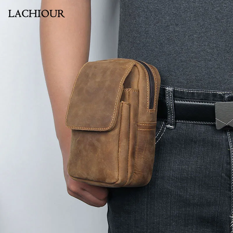 Genuine Leather Hook Waist Bag Men Crazy Horse Bum Hip Belt Bag Vintage Fanny Pack Cell Phone Cigarette Key Case Male Coin Purse
Genuine Leather Hook Waist Bag Men Crazy Horse Bum Hip Belt Bag Vintage Fanny Pack Cell Phone Cigarette Key Case Male Coin Purse