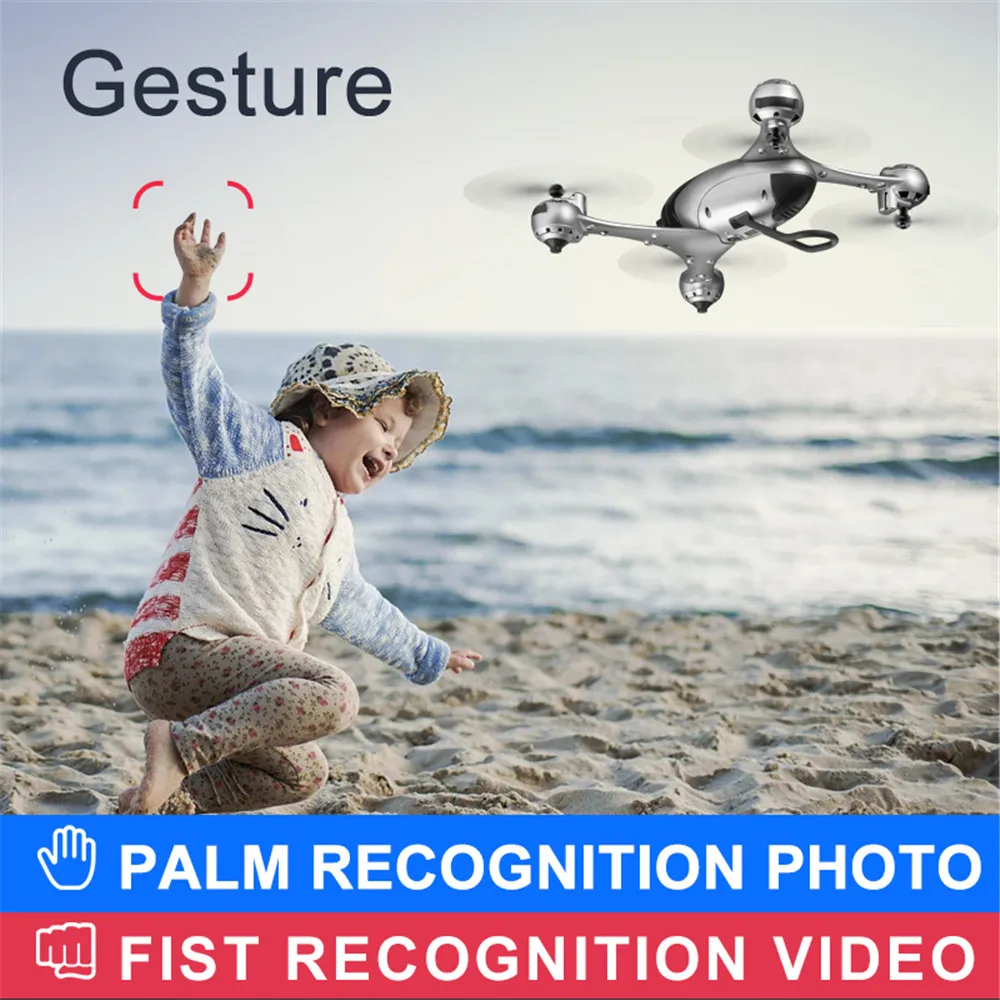 Profession 4K HD Video FPV Drone WIFI With 16MP / 5.0MP Camera Gimbal RC Drone Quadcopter Altitude Mode Hold RC Helicopter Black
Profession 4K HD Video FPV Drone WIFI With 16MP / 5.0MP Camera Gimbal RC Drone Quadcopter Altitude Mode Hold RC Helicopter Black