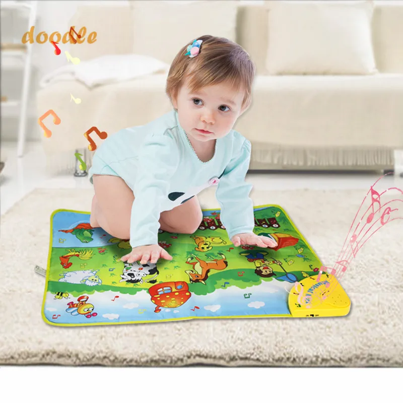 69*50cm Animal Farm Theme Musical Mat With Animal Voice Flashing Touch Play Mats Early Educational Toys For Kids Children Gift
69*50cm Animal Farm Theme Musical Mat With Animal Voice Flashing Touch Play Mats Early Educational Toys For Kids Children Gift