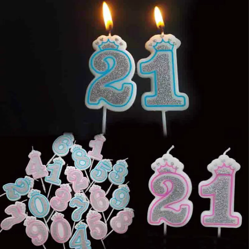 1 Pcs Cute Number 0 1 2 3 4 5 6 7 8 9 Cake Candles Shinning Sliver Pink Blue Color Crown Candles Girls Boys Birthday Cake Decor
1 Pcs Cute Number 0 1 2 3 4 5 6 7 8 9 Cake Candles Shinning Sliver Pink Blue Color Crown Candles Girls Boys Birthday Cake Decor
