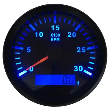 Pack of 1 Blue Backlight Car 85mm Tachometer Gauges 0-3000RPM Gasoline Diesel Engine Rev Counter Device 9-32vdc with Hour Meter
Pack of 1 Blue Backlight Car 85mm Tachometer Gauges 0-3000RPM Gasoline Diesel Engine Rev Counter Device 9-32vdc with Hour Meter