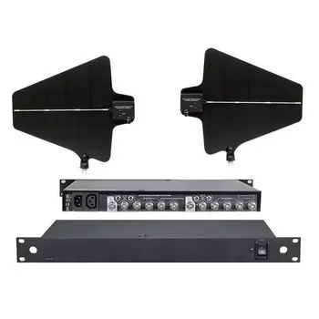 

UHF Antenna Distributor and Two Paddles Power Distribution System For Karaoke Wireless UHF Microphones System