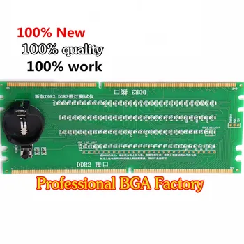 100% New DDR2 DDR3 Memory with DDR2 DDR3 Slot LED Tester Memory Slot Tester Desktop Board
