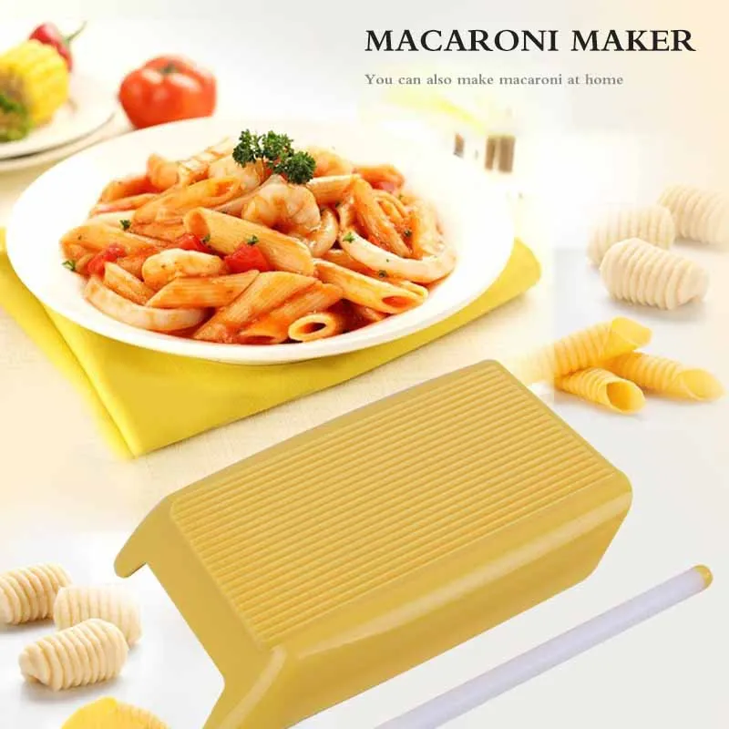 Plastic Pasta Machine Macaroni Board Spaghetti Pasta Gnocchi Maker Cutter Rolling Pin Kitchen Tool Baby Food Supplement Molds
Plastic Pasta Machine Macaroni Board Spaghetti Pasta Gnocchi Maker Cutter Rolling Pin Kitchen Tool Baby Food Supplement Molds