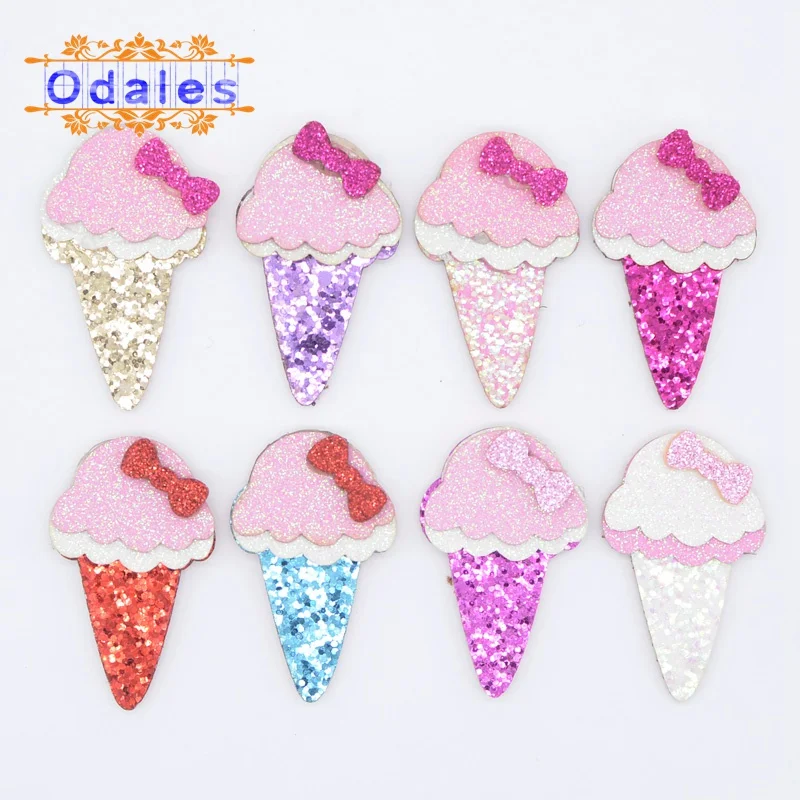 36Pcs/lot BIG DIY Patch Cute Non-woven Ice Cream Applique Glitter Fabric Patches Accessories DIY Hair Clip Craft Decoration 48mm
36Pcs/lot BIG DIY Patch Cute Non-woven Ice Cream Applique Glitter Fabric Patches Accessories DIY Hair Clip Craft Decoration 48mm