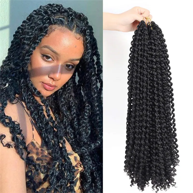 Passion Twist Hair Synthetic Kinky Curly 18 Inch Spring Twist Crochet Braid Hair 22strands/pack Hair Extension for Black Women
Passion Twist Hair Synthetic Kinky Curly 18 Inch Spring Twist Crochet Braid Hair 22strands/pack Hair Extension for Black Women