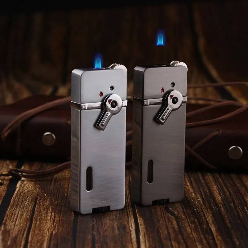 Creative Floating Magic Flame Grinding Wheel Metal Lighters Security Lock Gas Lighter Compact Portable Cigarette Lighter 
Creative Floating Magic Flame Grinding Wheel Metal Lighters Security Lock Gas Lighter Compact Portable Cigarette Lighter