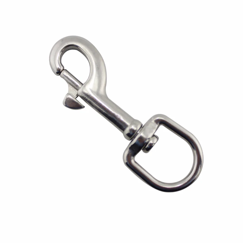 5PCS 316 Stainless Steel 65mm Swivel Eye Snap Hook Dive Single Ended Swivel Eye Bolt Hook Buckle Dog Clip Gear Equipment
5PCS 316 Stainless Steel 65mm Swivel Eye Snap Hook Dive Single Ended Swivel Eye Bolt Hook Buckle Dog Clip Gear Equipment