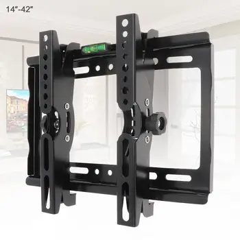 25KG 14-42 Inch Adjustable Steel TV Wall Mount Bracket Flat Panel TV Frame Support 15 Degrees Tilt Angle for TV LCD LED Monitor
25KG 14-42 Inch Adjustable Steel TV Wall Mount Bracket Flat Panel TV Frame Support 15 Degrees Tilt Angle for TV LCD LED Monitor