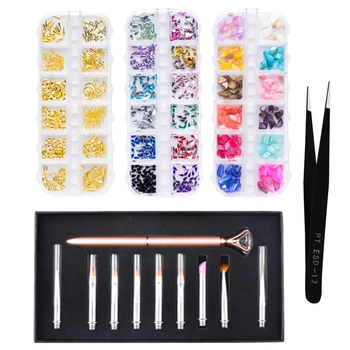 Rose Gold Nail Painted Pen Manicure Tools Tweezers Rhinestones Diamond Set For Salon Nail DIY Mixed Pearl Metal Nail Accessories
Rose Gold Nail Painted Pen Manicure Tools Tweezers Rhinestones Diamond Set For Salon Nail DIY Mixed Pearl Metal Nail Accessories