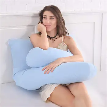 Cotton U Shape Pregnancy Pillow with Pillowcase 2.2kg / 4.85lbs 130cm / 51in Pregnant Pillow For Pregnant Women Sleeping 
Cotton U Shape Pregnancy Pillow with Pillowcase 2.2kg / 4.85lbs 130cm / 51in Pregnant Pillow For Pregnant Women Sleeping