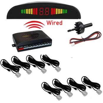 Parking Sensor Parktronic 8 Sensors Car Automobile Reversing Radar Electronics Auto Detector Backing Assistance Kit Voice Buzzer
Parking Sensor Parktronic 8 Sensors Car Automobile Reversing Radar Electronics Auto Detector Backing Assistance Kit Voice Buzzer