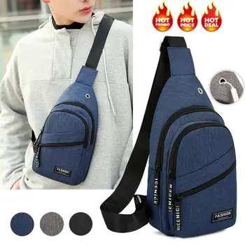Men Shoulder Bag Sling Chest Pack USB Charging Sport Crossbody Handbag Fashion Casual Solid Canvas Travel Multifunction Shoulder
Men Shoulder Bag Sling Chest Pack USB Charging Sport Crossbody Handbag Fashion Casual Solid Canvas Travel Multifunction Shoulder