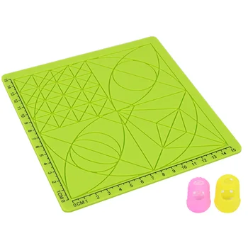 Template Green Kids Silicone Mat With 2 Finger Caps Tools 3D Pen Accessory Children Educational Drawing Board
Template Green Kids Silicone Mat With 2 Finger Caps Tools 3D Pen Accessory Children Educational Drawing Board