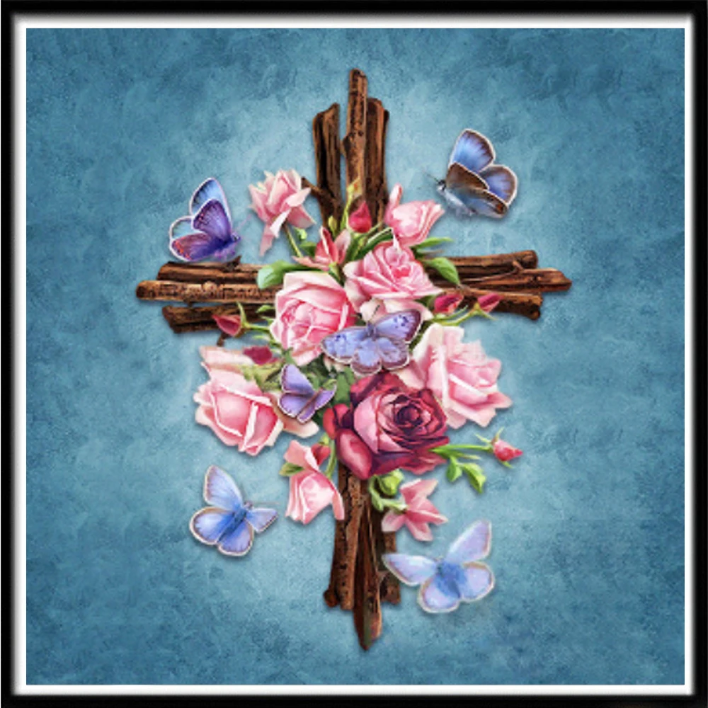 5D Cross Rose Diamond Painting Cube Diamond Semi-Drill Embroidery DIY Painting Cross Stitch 2019 Home Wall Decoration Gifts
5D Cross Rose Diamond Painting Cube Diamond Semi-Drill Embroidery DIY Painting Cross Stitch 2019 Home Wall Decoration Gifts