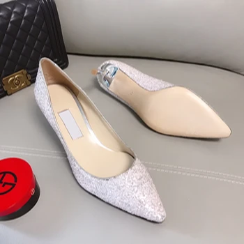 High Quality Women's Pumps Hot Sell For Spring Summer Ladies Shoes Super High Heel Slip-on Shoes Wedding Party Pumps Size34-40
High Quality Women's Pumps Hot Sell For Spring Summer Ladies Shoes Super High Heel Slip-on Shoes Wedding Party Pumps Size34-40