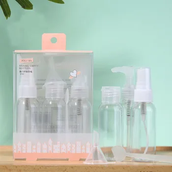 3Pcs Empty Travel Bottle Set Transparent Spray Bottle Squeeze Bottle Makeup Perfume Bottle Refillable Lotion Container 
3Pcs Empty Travel Bottle Set Transparent Spray Bottle Squeeze Bottle Makeup Perfume Bottle Refillable Lotion Container