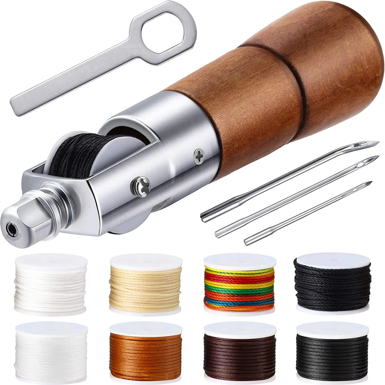 12Pcs Leather Sewing Awl Kit Hand Stitcher with Craft Accessories Set Hand Stitching Awl Tool Kit for Leather Fabric Supplies
12Pcs Leather Sewing Awl Kit Hand Stitcher with Craft Accessories Set Hand Stitching Awl Tool Kit for Leather Fabric Supplies