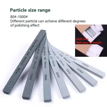 High Hardness 7PCS 80# to 1000# Grit Whetstone Green Carbide Knife Sharpener Sharpening Stone Metal Ceramics Oilstone Grindstone
High Hardness 7PCS 80# to 1000# Grit Whetstone Green Carbide Knife Sharpener Sharpening Stone Metal Ceramics Oilstone Grindstone
