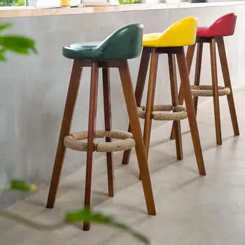 Nordic Solid Wood Bar Chair High Stool Domestic Bar Stool Bar Chair Modern Simple Stool Stool High Stool
Nordic Solid Wood Bar Chair High Stool Domestic Bar Stool Bar Chair Modern Simple Stool Stool High Stool