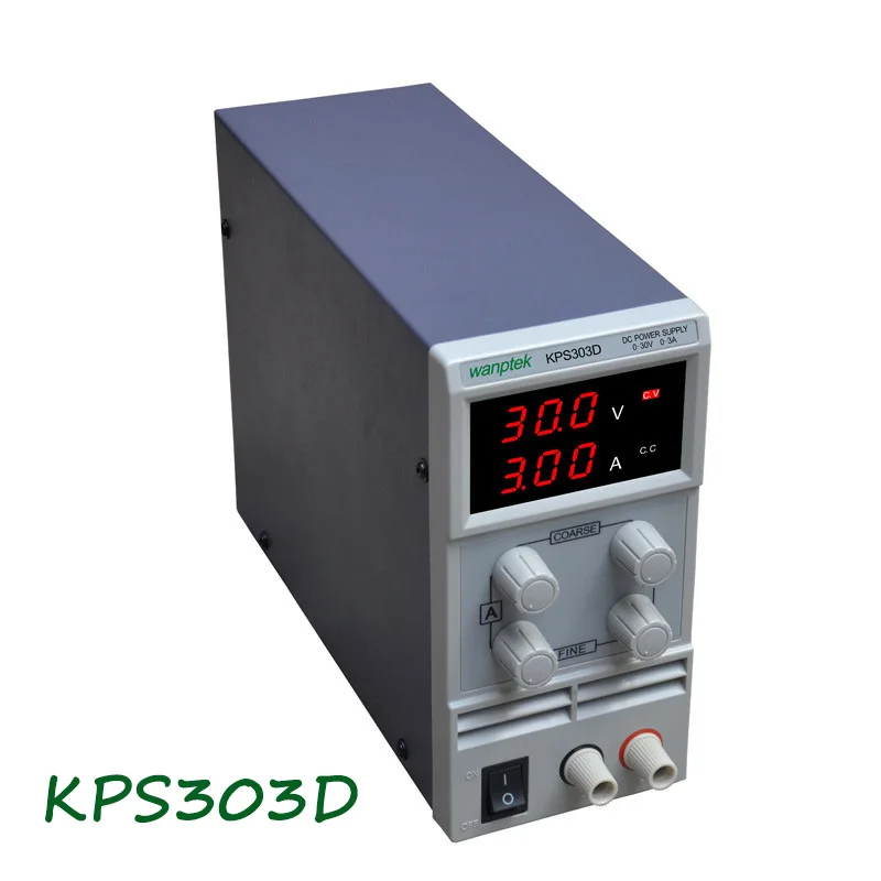Hot KPS303D Adjustable High precision double LED display switch DC Power Supply protection function30V3A 110V-230V 0.1V/0.01A EU
Hot KPS303D Adjustable High precision double LED display switch DC Power Supply protection function30V3A 110V-230V 0.1V/0.01A EU