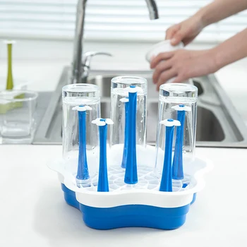 Cup Holder Portable Plum Shaped Bottle Storage Kitchen Accessories Stand Dish Detachable Shelf Home Organizer Draining Dryer
Cup Holder Portable Plum Shaped Bottle Storage Kitchen Accessories Stand Dish Detachable Shelf Home Organizer Draining Dryer