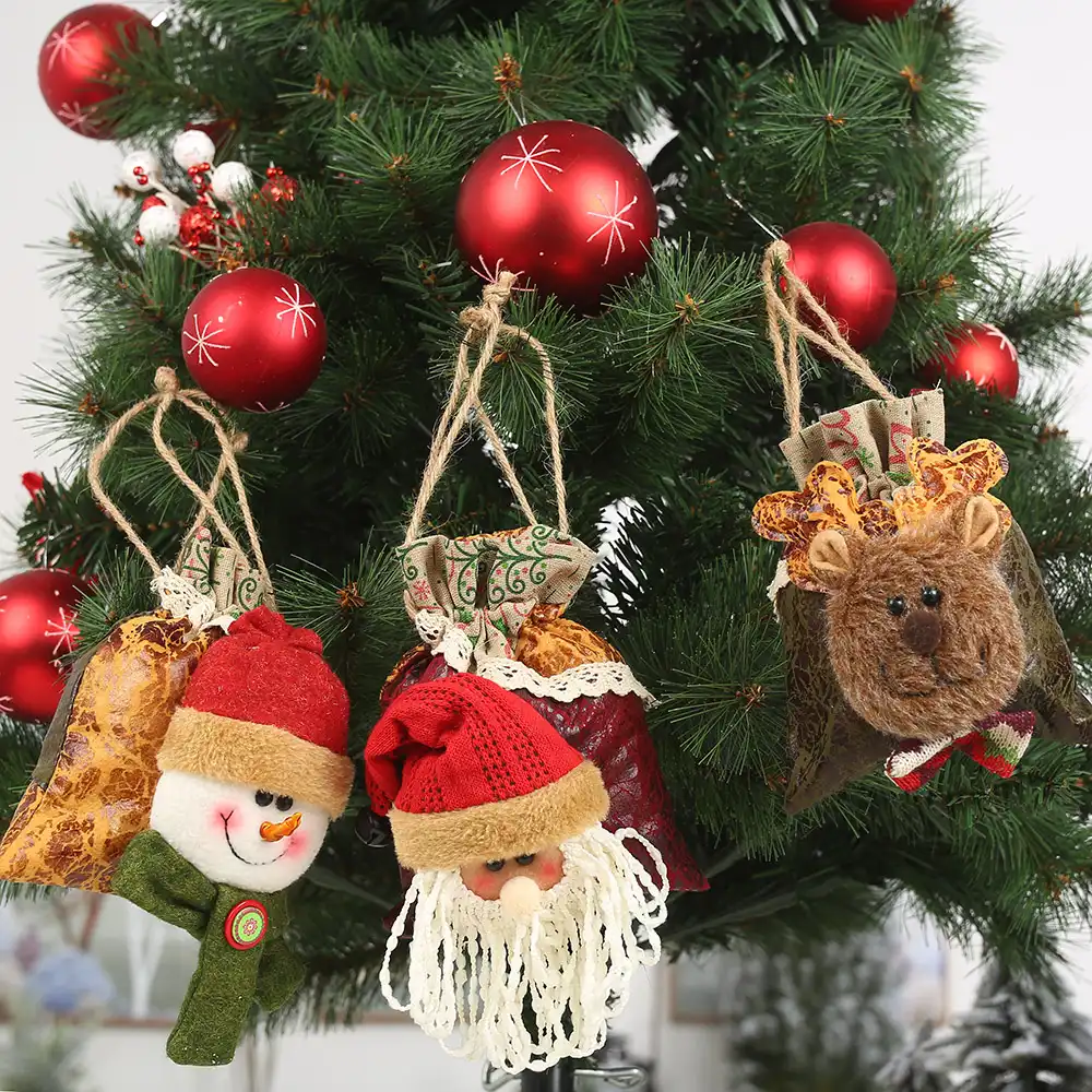 2020 new year flannel christmas apple bag christmas gifts