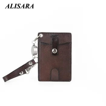 Retractable Bus Card Holder Genuine Leather Top-end Cowhide Identity Case Tag ID Card Holders Mini Credit Card Wallets Purses
Retractable Bus Card Holder Genuine Leather Top-end Cowhide Identity Case Tag ID Card Holders Mini Credit Card Wallets Purses