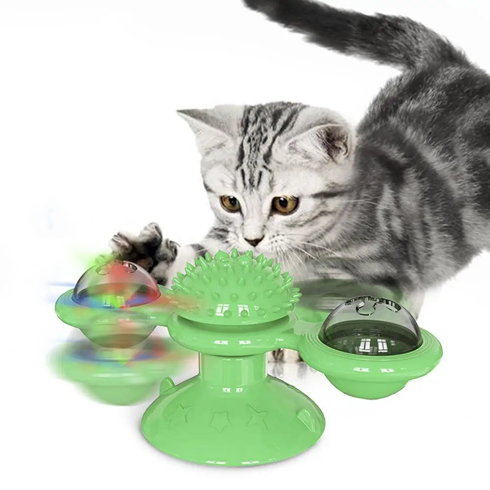 Cat Toy Windmill Turntable Ball To Relieve Boredom Molar Teeth Catnip Cats Puzzle Training Toy
Cat Toy Windmill Turntable Ball To Relieve Boredom Molar Teeth Catnip Cats Puzzle Training Toy